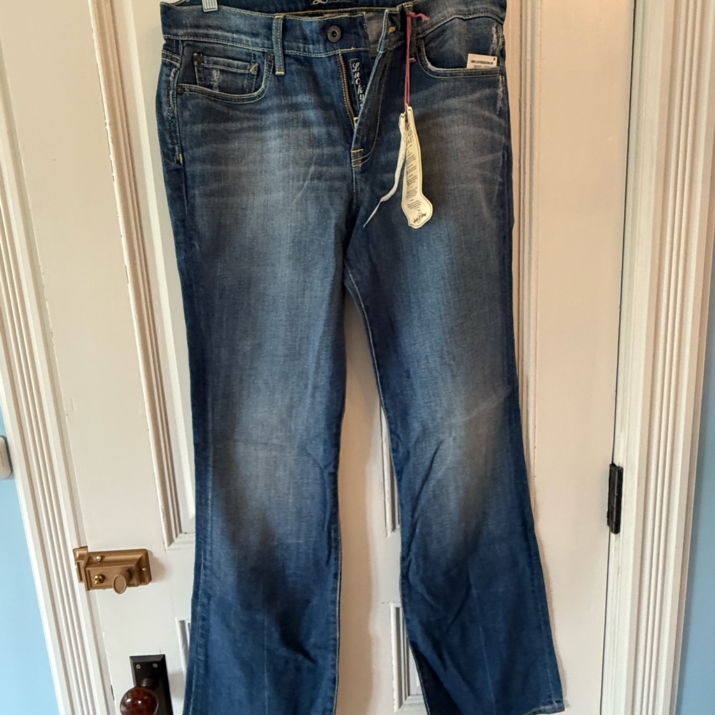 Lucky Brand Flare Leg Jeans In Denim Blue